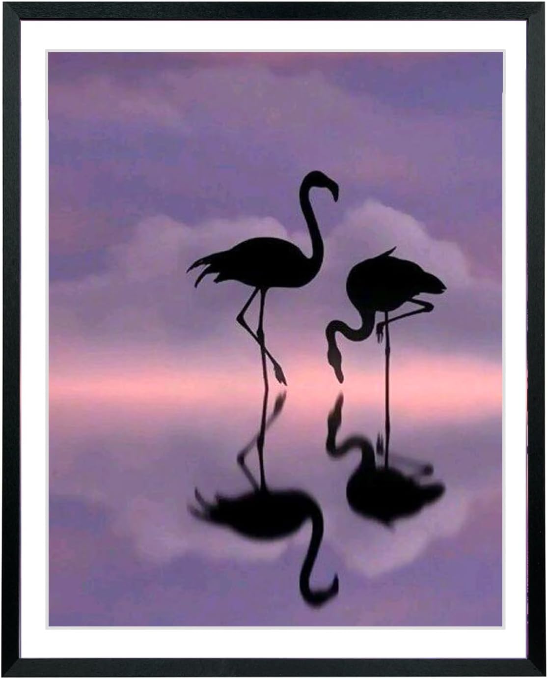 Mxtallup 19x22 Picture Frames Solid wood,Display Pictures 17x20 Inch With Mat or 19x22 Inch Without Mat, Poster Frames 17x20 in Photo Frames Wood Black (T22B1922W1720)