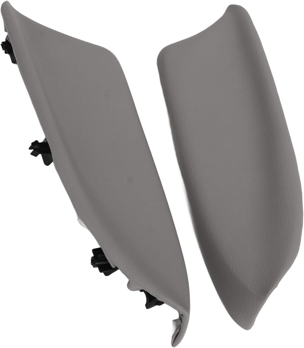 Car Front Door Handle Cover Armrest Lid Pad Compatibility with 08-12 Sedan Left Right Panel Protective Black (Grey)