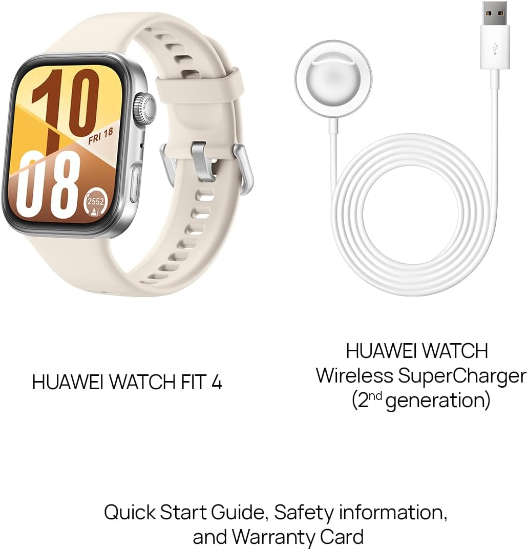 HUAWEI Watch FIT4 Pro Smartwatch, 1.82 Sapphire Display Titanium Alloy Bezel, Up to 10-Day Battery Life, Dual Band GPS, Golf Courses map, 40 m Free Diving, Compatible with Android iOS, Green