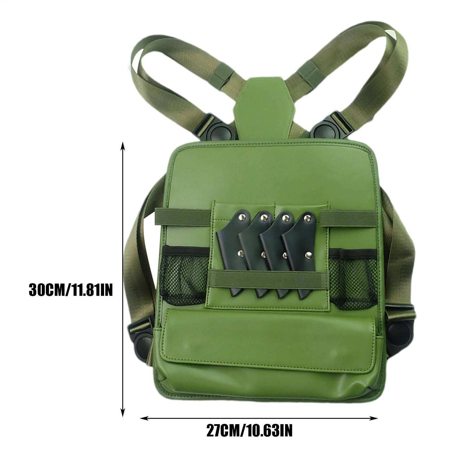 Borsa portautensili da Organizer Zaino In Pelle PU Porta Pettine