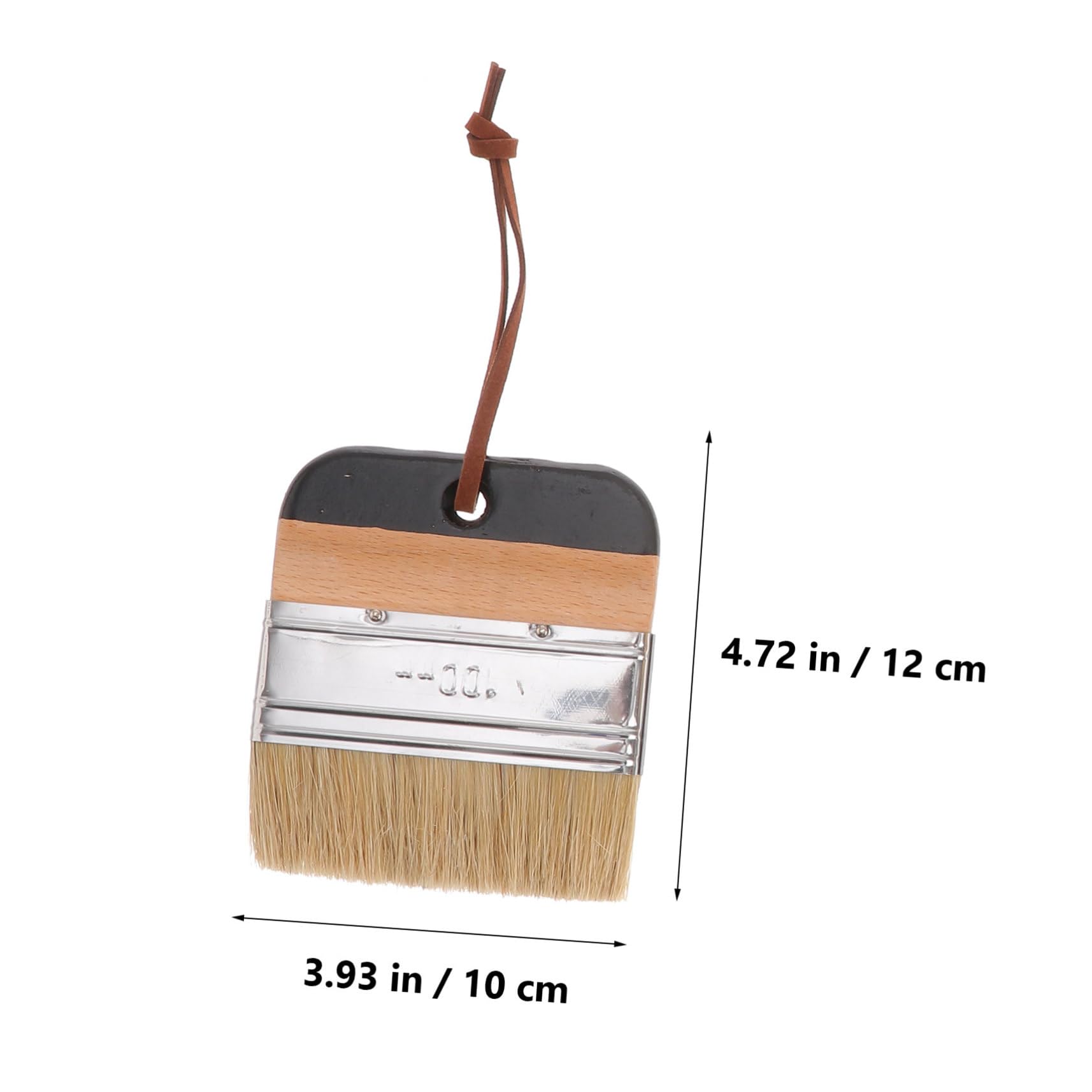 Homoyoyo Pennelli con Manico in Legno per Vernici Acriliche e Smalti Pennelli Rotondi Resistenti per Pittura su Legno Mobili Pareti e Decorazioni Interne Sostituzione Durevole per Lavori