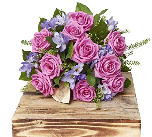 The Flower Rooms HT45-XL Rose and Freesia Scented Bouquet-Extra Large, Mutiple