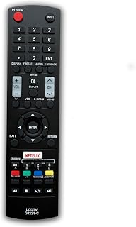 Remote Control Replacement for Sharp Smart LCD TV LC-65LE645U LC-32LE653U LC-55LE653U LC-48LE653U LC-43UB30U LC-50UB30U LC-55UB30U LC-65UB30U LC-43LE653U