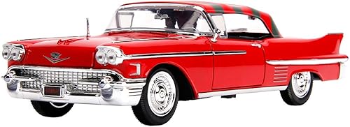 Miniatura 2 de JADA Toys 1:24 Nightmare - '57 Cadillac W/Figure, rojo, estándar, 26066