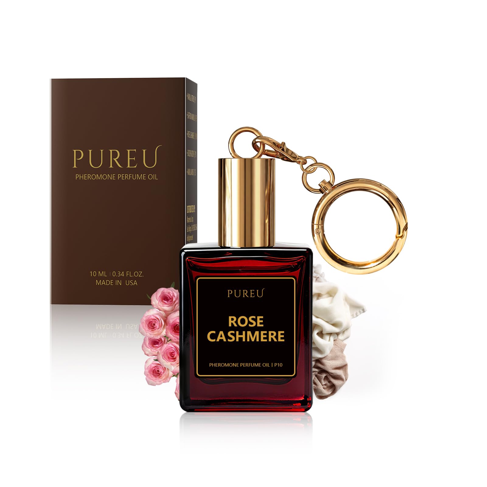 PUREU Pheromone Perfume Oil for Women, Essential Oil Travel Perfume Roll-On