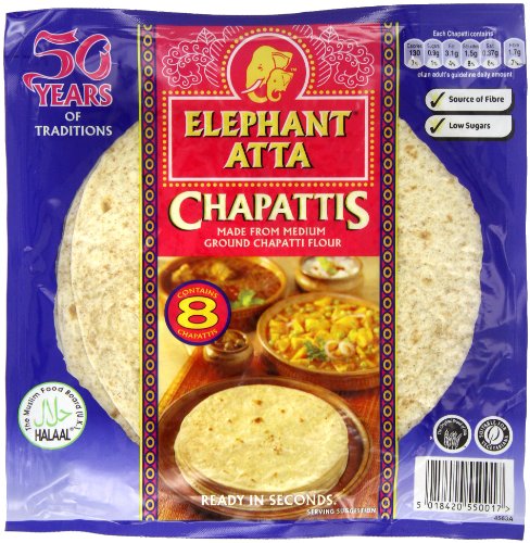 Elephant Atta Chapattis 360 g (Pack of 6) Elephant Atta Chapattis 360 g (Pack of 6)