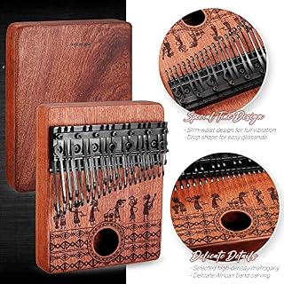 MOOZICA 36 Tasten Chromatisches Kalimba, Double-Layer-Piano-Layout 36 Zinken Kalimba Daumenklavier, Professionelles… - Les Beatles, Paul McCartney, John Lennon, RIngo Starr, George Harrison MOOZICA 36 Tasten Chromatisches Kalimba, Double-Layer-Piano-Layout 36 Zinken Kalimba Daumenklavier, Professionelles… – Image 5