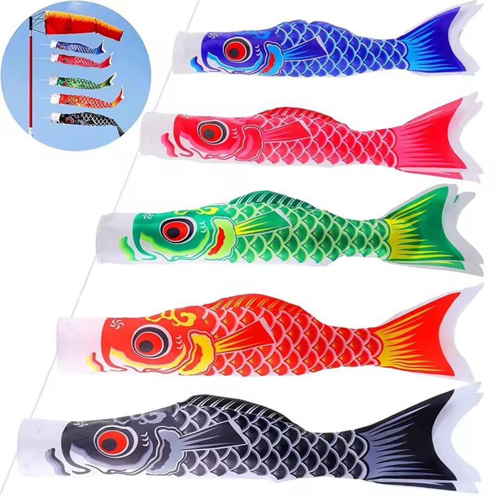 40 cm japoński karp wiatrówka serpentyna ryba flaga latawiec prezent ryba karp kreskówka skarpeta flaga Koinobori nowy kolorowy wiatr W0w1 Windsock