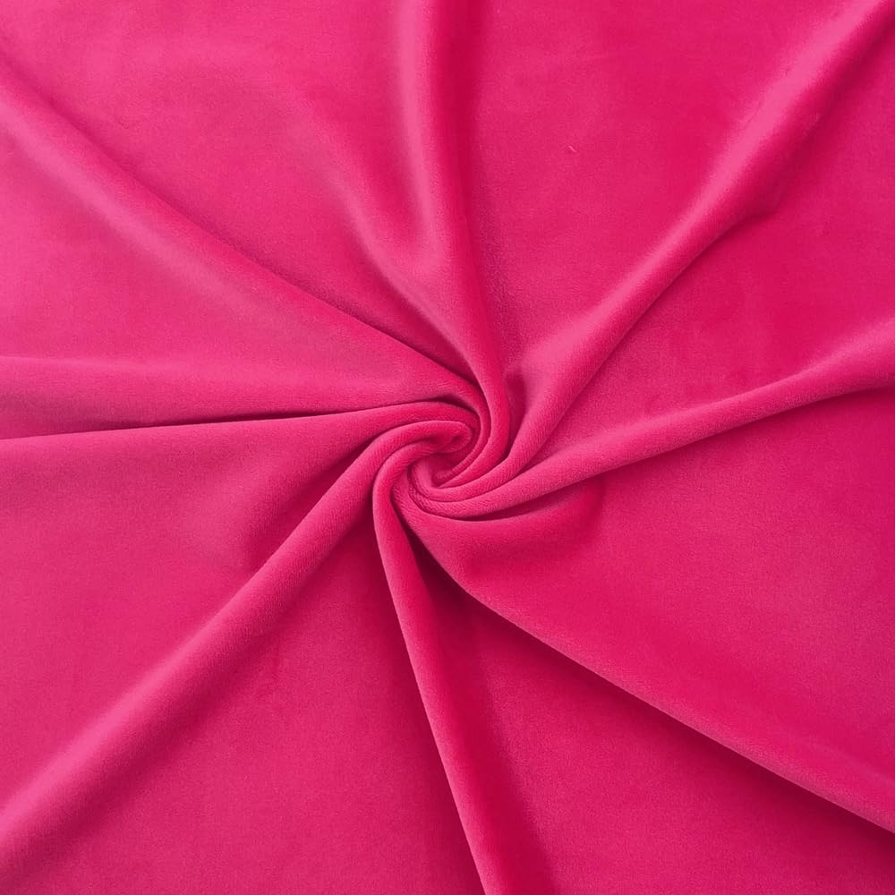 Mochi Elastic Minky Plush Fabric 95% Polyester+5% Spandex Soft high-Density Four-Way Elastic Fabric - The Perfect Choice for DIY Animal Claw Plush Toys and Clothes (75#, 59.05x39.37 inches)