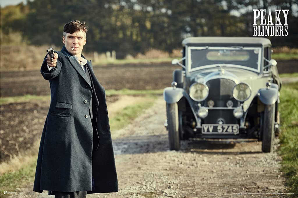 Peaky Blinders Poster Tommy Shelby Shooting Cillian Murphy Peaky Blinders Merchandise Peaky Blinders