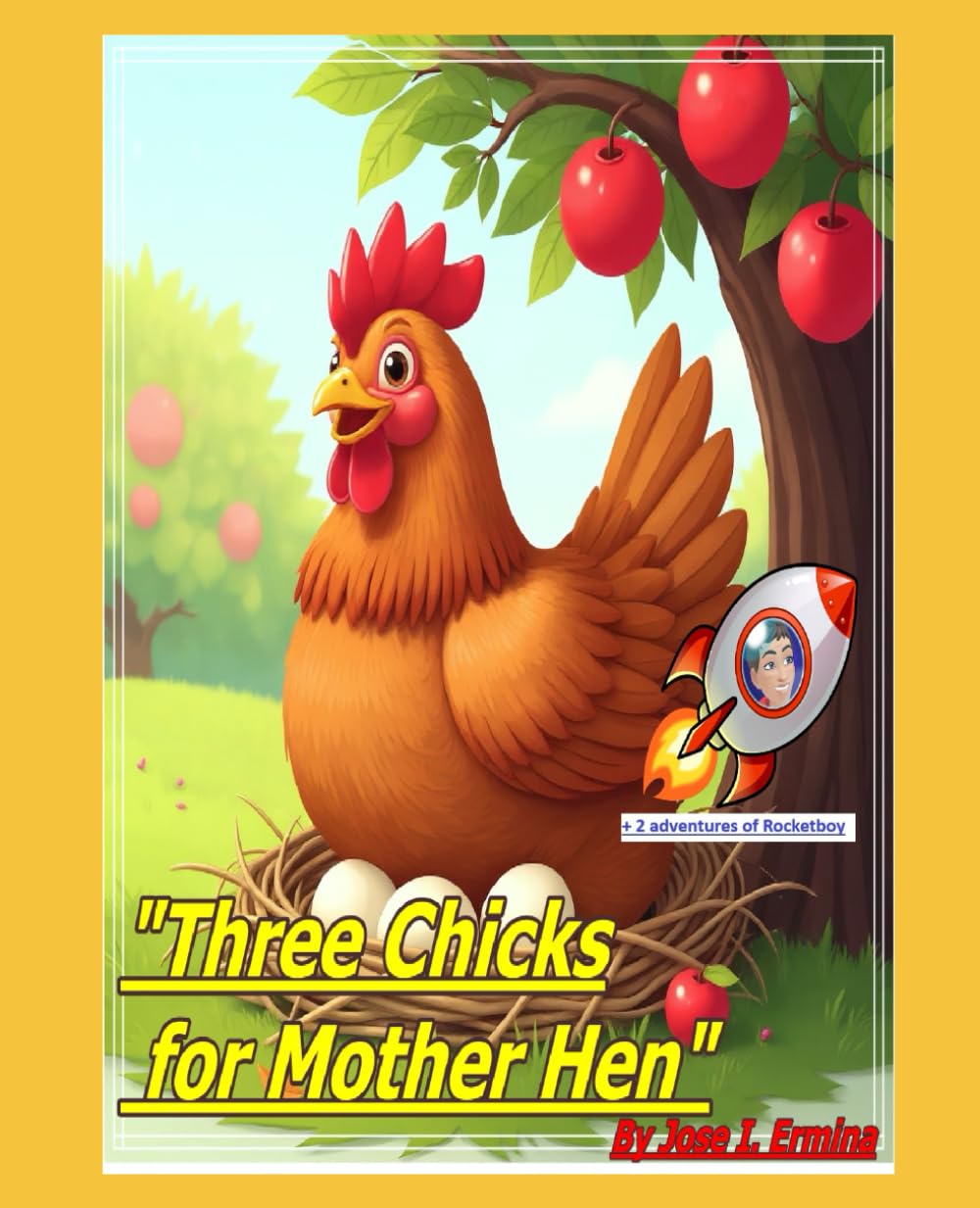 Three Chicks for Mother Hen and Rocketboy