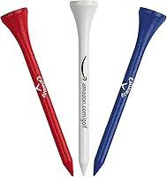 Callaway Wood Golf Tees, 100 Pack - Durable 2-3/4 Inch Hardwood Tees with Logo for Reliable Course Play