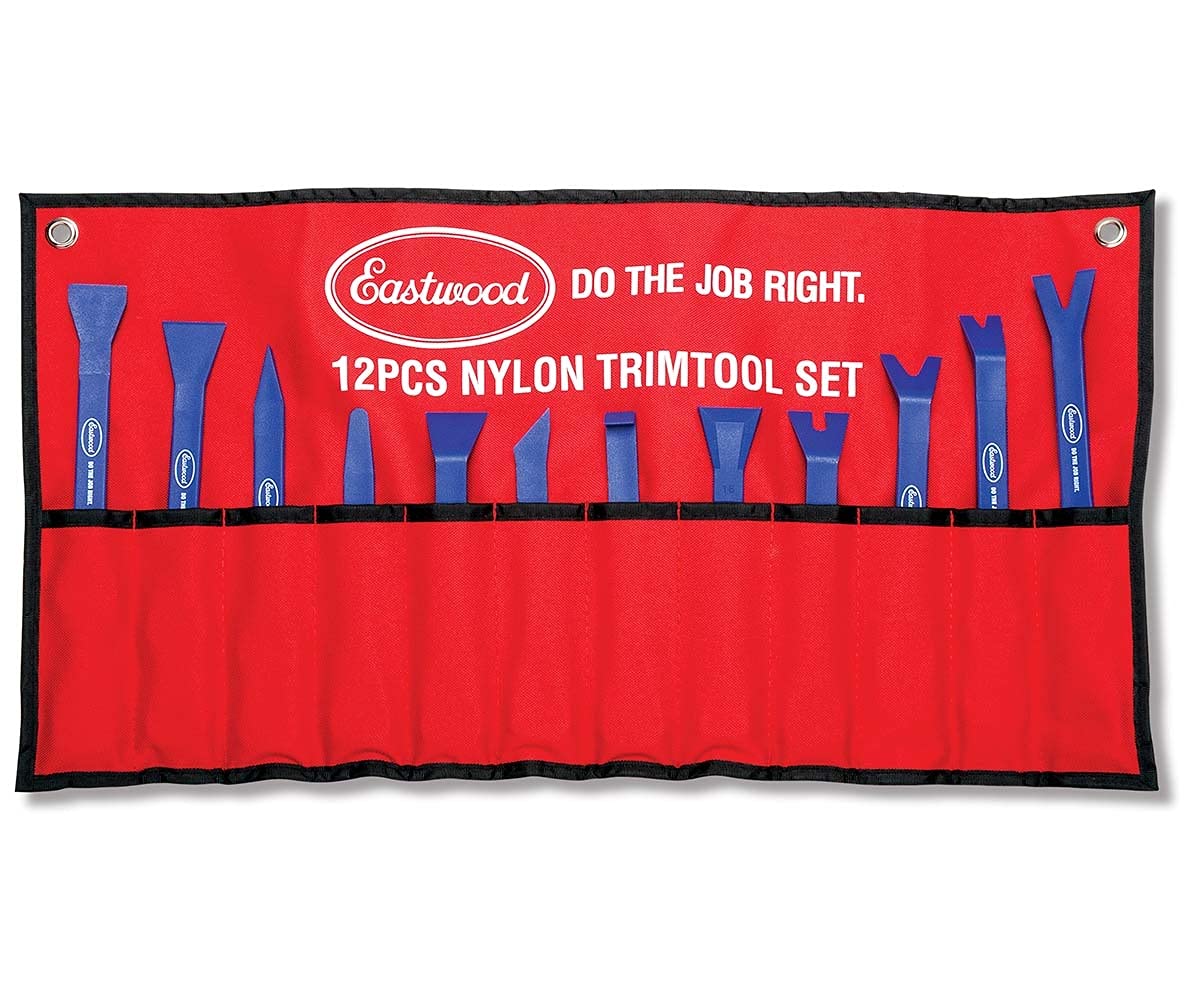 Eastwood 12 Piece Trim Tool Set Removal Kit Door Panels Fascia and Strips Dashboard and Interior Panels and Window Moldingsand Other Impact-Resistant Glass-Filled