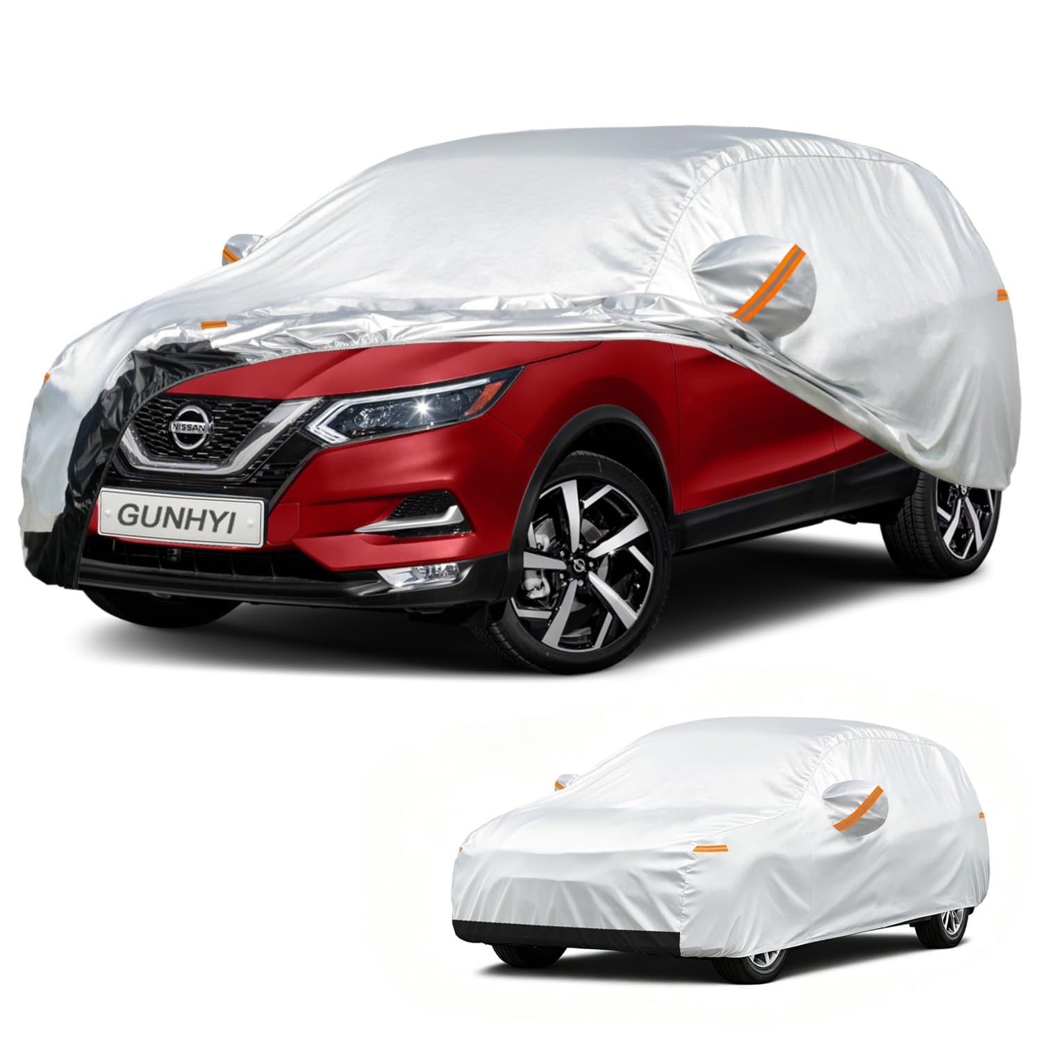 GUNHYI Waterproof SUV Car Cover Custom Fit Nissan Rogue (2007-2026) | All-Weather outdoor sun/rain/dust/snow protection, durable breathable Oxford fabric, soft paint-safe, cover for Automobiles.