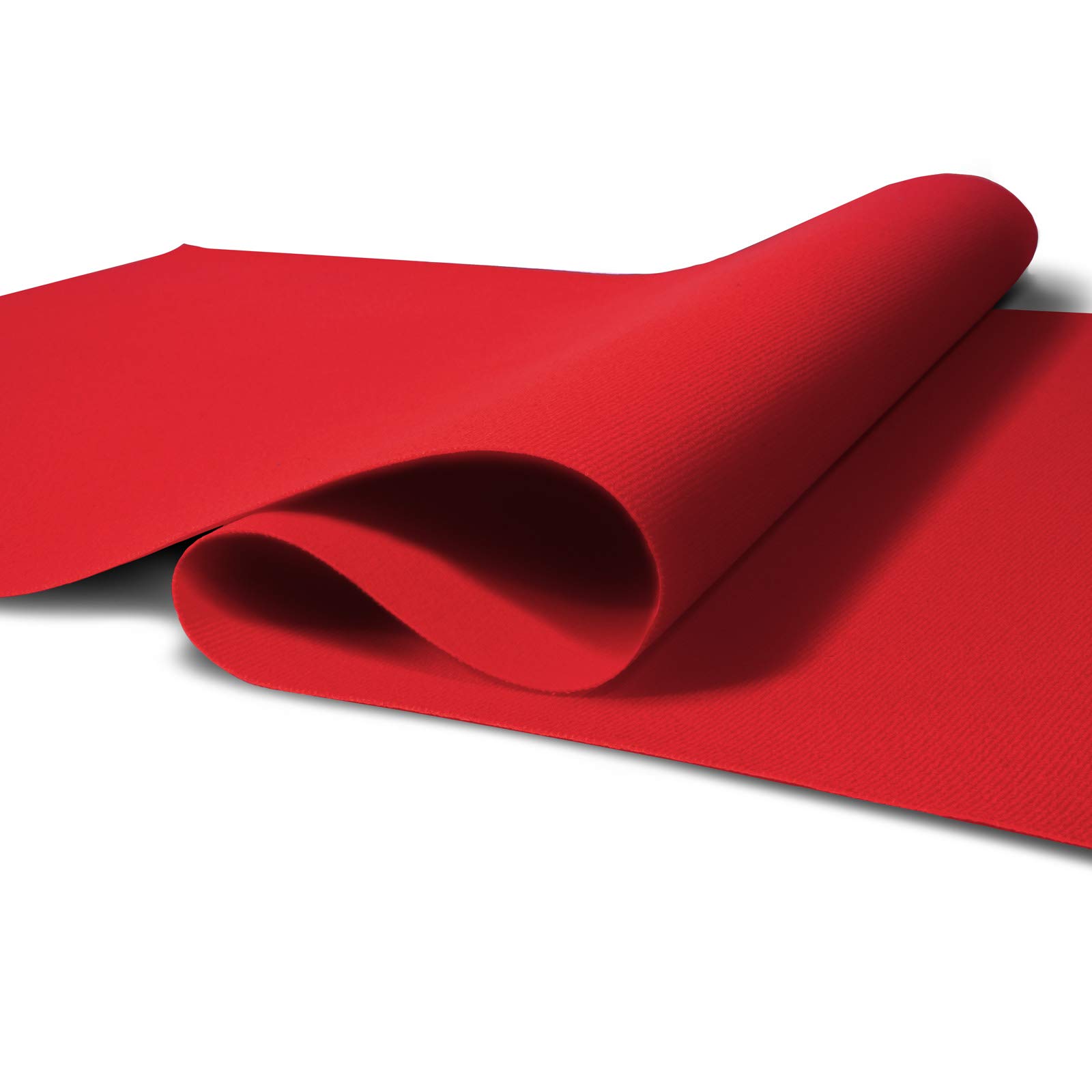 Floordirekt Alfombra para ferias Sintra | Suelo ideal para ferias, bodas y eventos | Alfombra para eventos en muchos colores y tamaños (100 x 2000 cm, Rojo 0711)