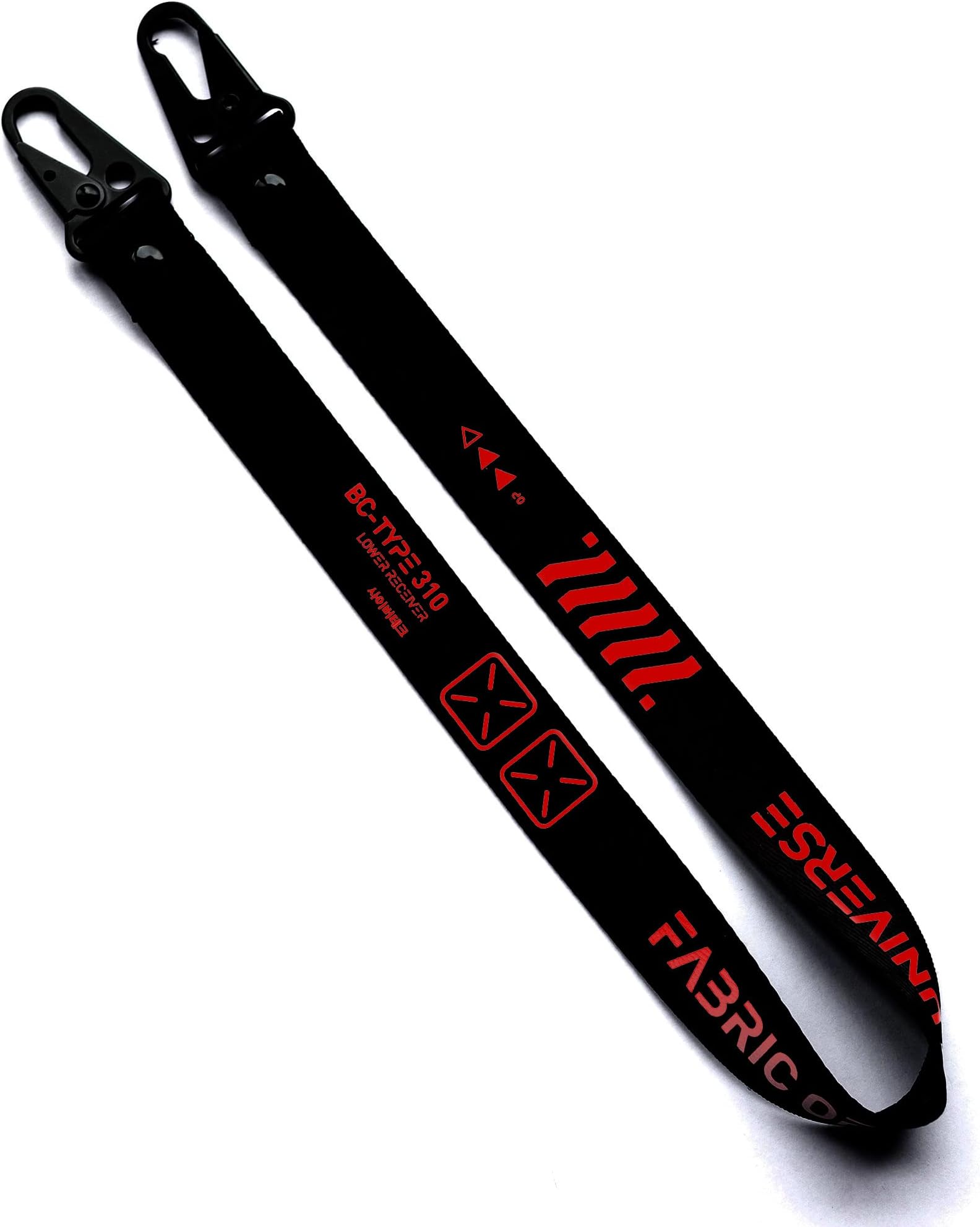 Fabric of the Universe Techwear Cyberpunk Graphic Keychain Hang Tag