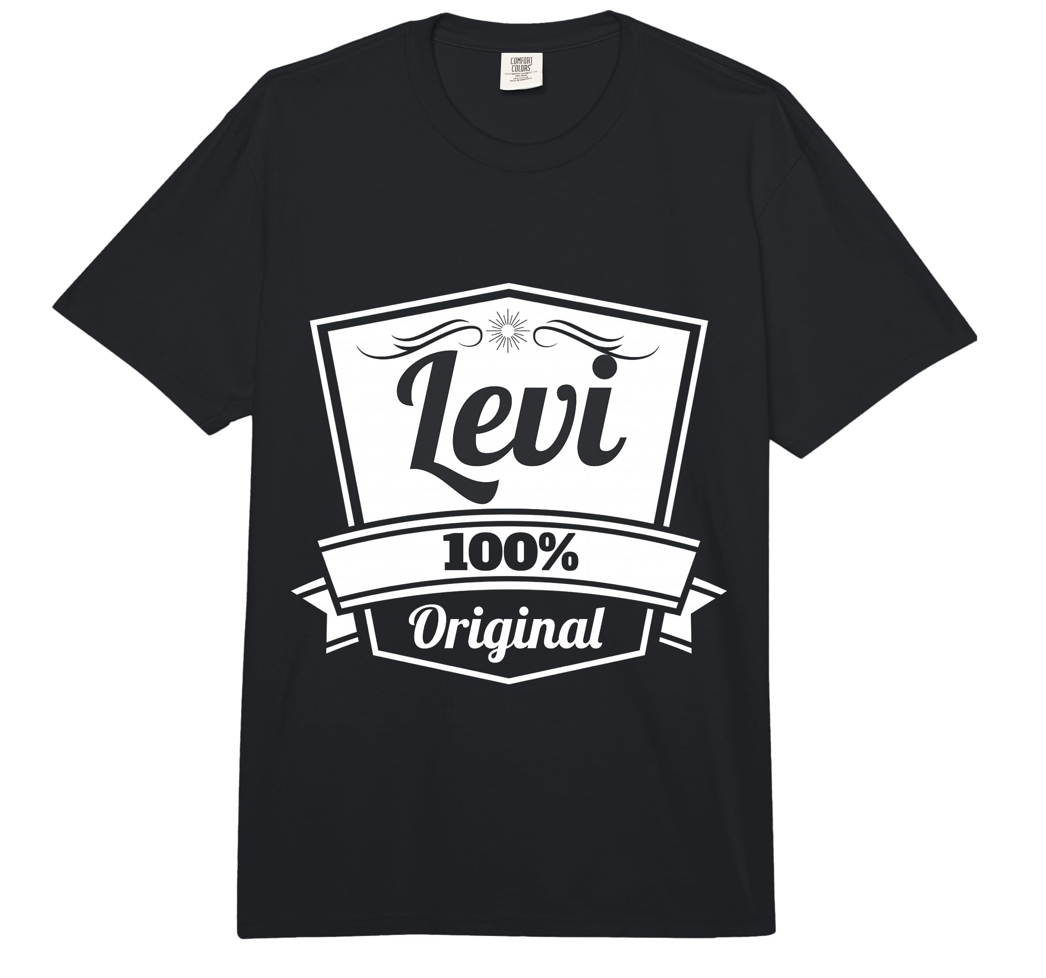 Levi Gift/Levi Personalized Name Birthday Tshirt Comfort Colors Adult Heavyweight T-Shirt