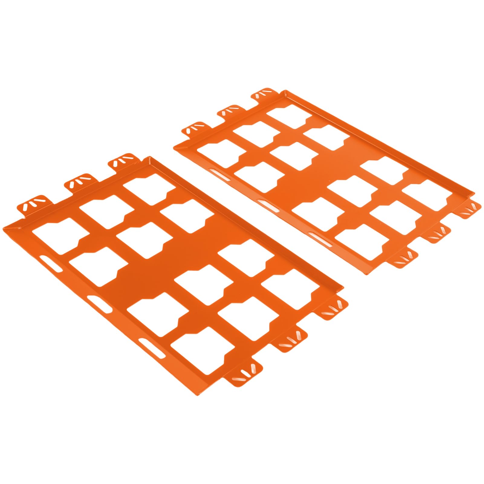 Caja de Herramientas Placas de Montaje Acero Inoxidable Resistente 100 Lbs Sujetan de Forma Segura Kit Completo para Camión, Taller, 55 * 34 Cm 2 Paquetes