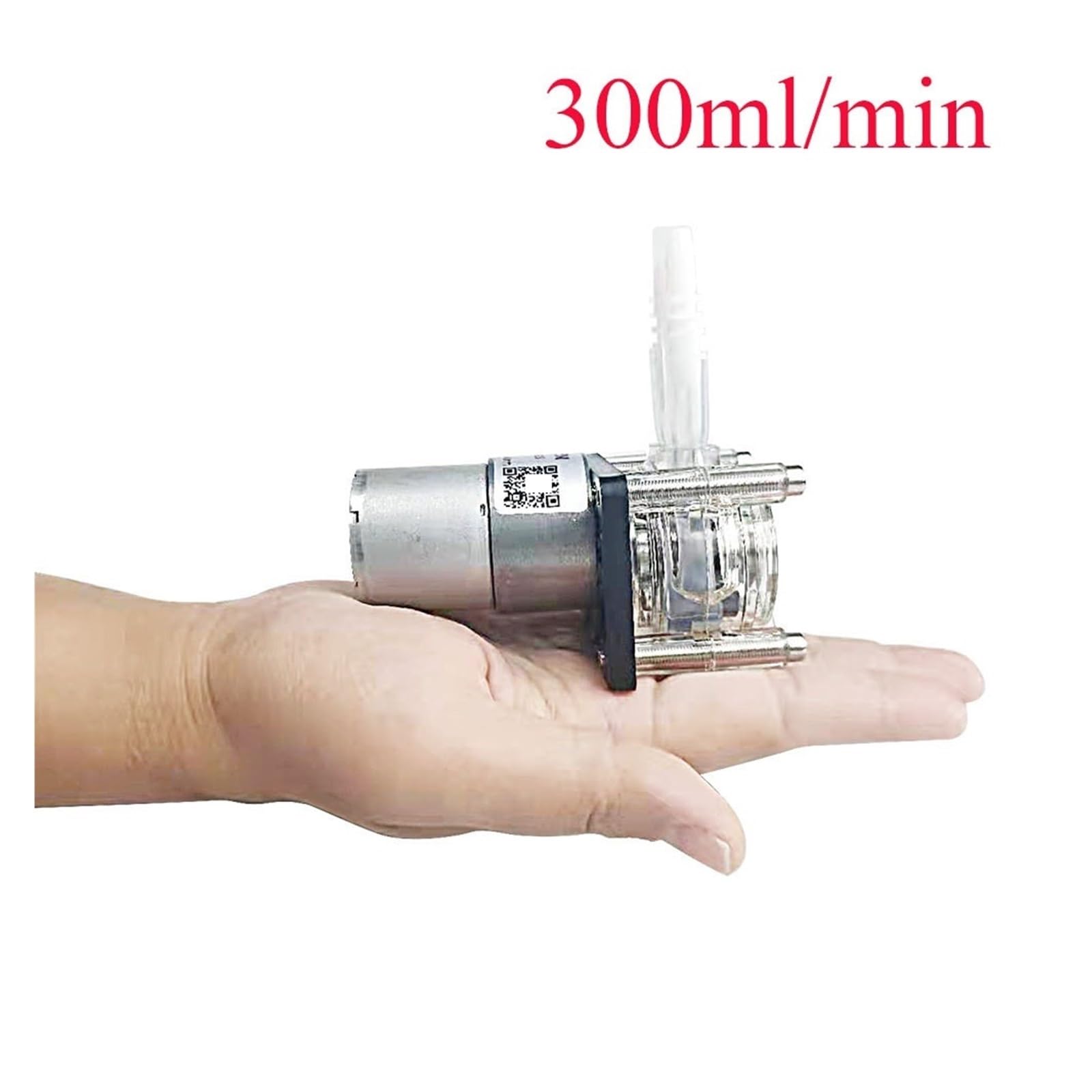 Bomba peristáltica de bombeo de agua 300 ml/min eléctrica giratoria (instalación L, 3 piezas)