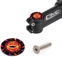 Vista 6 de Chooee Tapa superior para auriculares de bicicleta, cubierta superior para auriculares MTB Jigsaw con pernos para bicicletas de carretera MTB 1 1/8