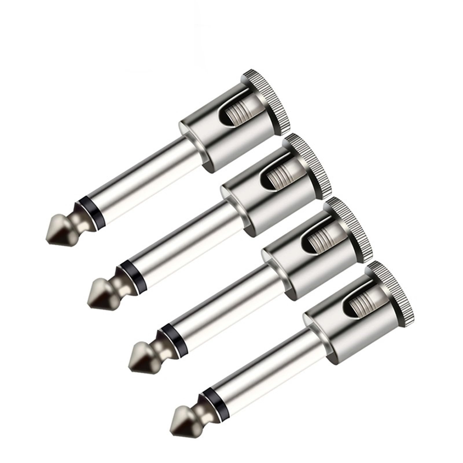 Conector cable de micrófono mono de 6,35 mm para reparar conexiones musicales sin soldar en casa