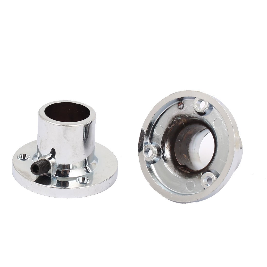 Flange di supporto per asta appendiabiti di alta qualità, in acciaio