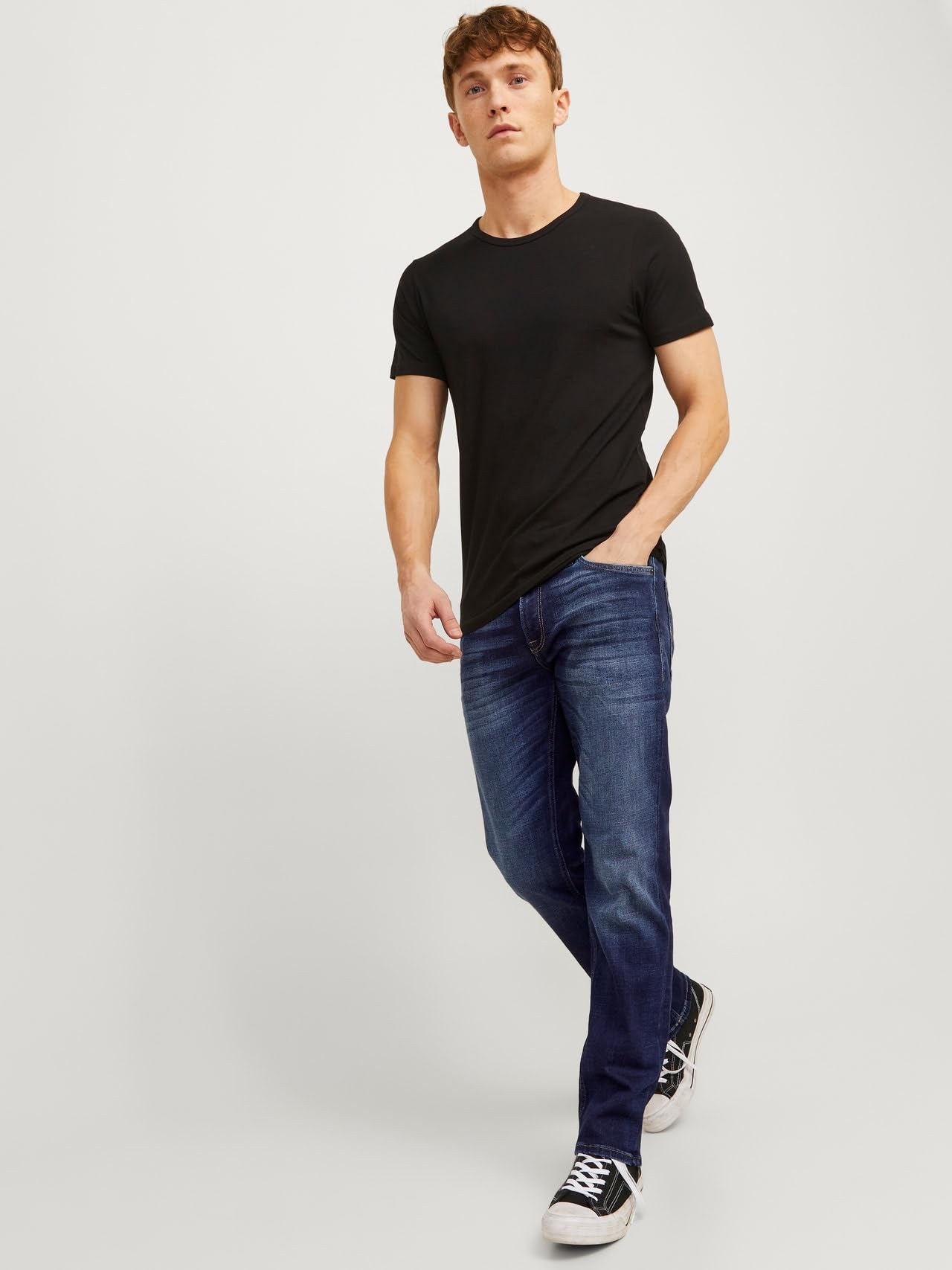 Jack & Jones - Jjiclark Jjorig Stretch Sq 223 Noos Jnr, Pantaloncini di Jeans Bambini e Ragazzi