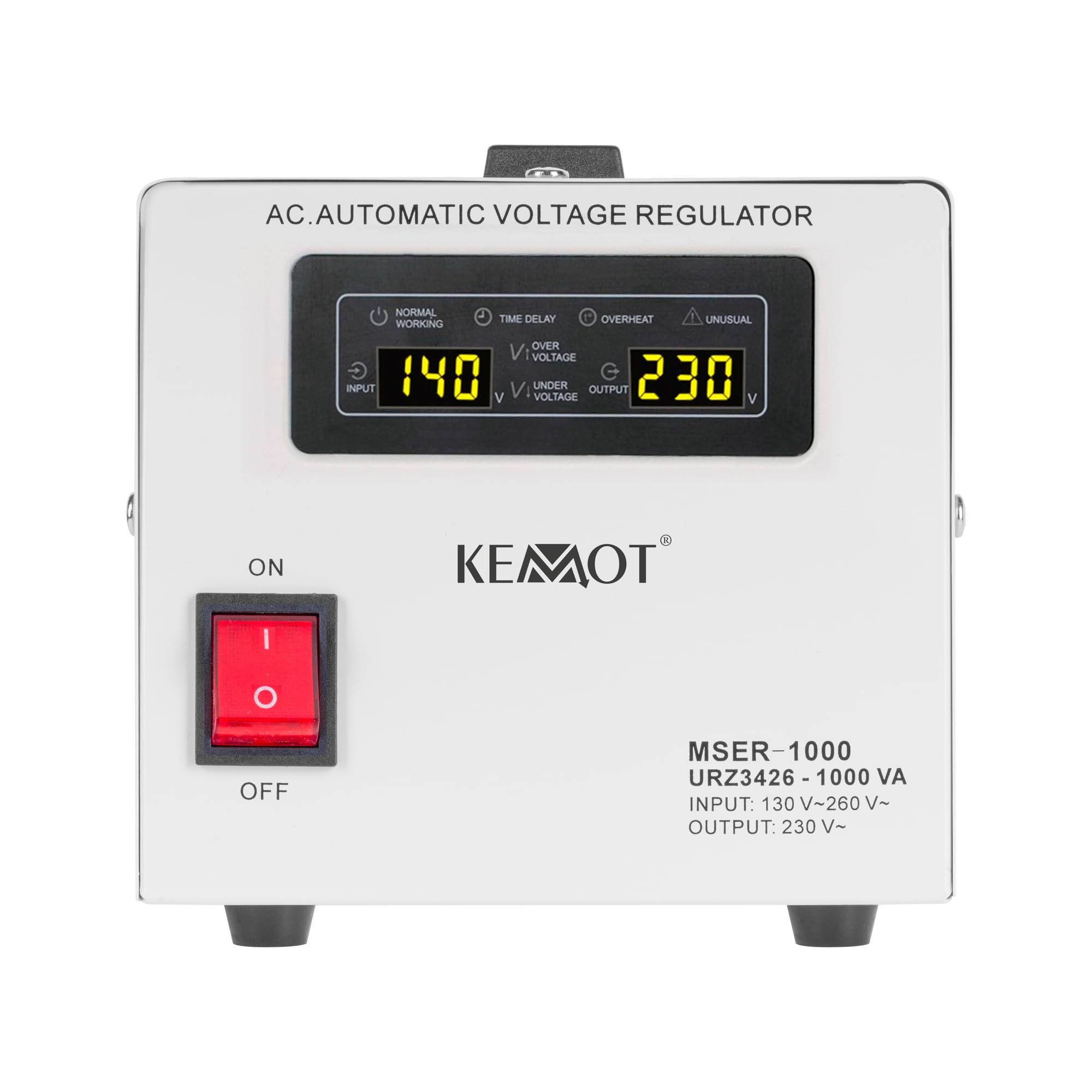 Automatischer Spannungsregler KEMOT MSER-1000 (1000 VA, Servomotor)