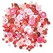 Esoca 650Pcs Assorted Red Buttons for Crafts Resin Round Buttons Craft Buttons Favorite Findings Buttons for Crafts