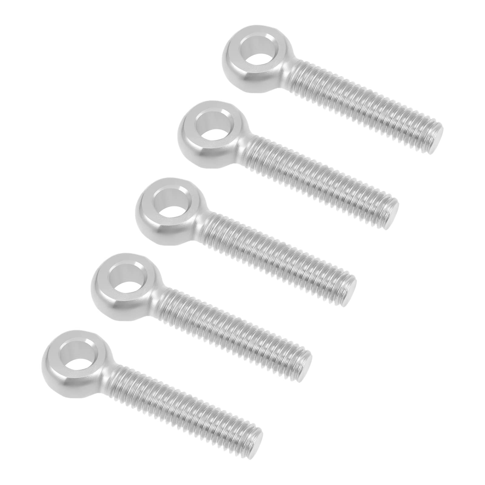 QUARKZMAN M6 x 30mm Macchine Spalla Altalena Sollevamento Occhio Bullone 5pz 304 Acciaio Inossidabile Metrico Filettatura Perno Albero Perno oring Bullone per Conduttura Cancello Valvole