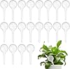 20 Pcs Plastic Clear Plant Watering Globes,Clear Automatic Watering Bulbs,Plastic Self-Watering Balls,Garden Water Device for Plant Indoor Outdoor