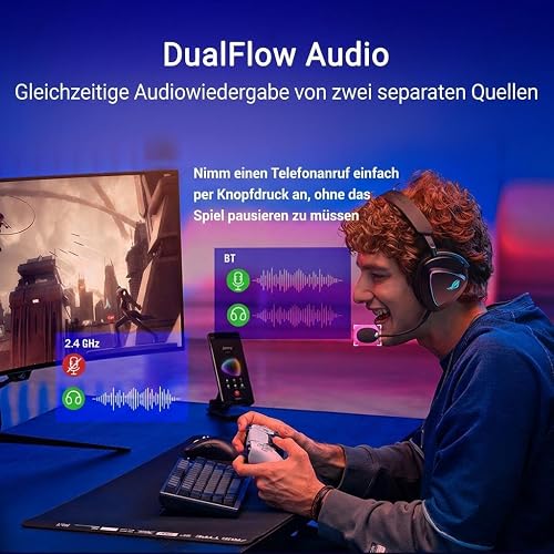 ASUS ROG Delta II - Casque Gaming sans Fil tri-Mode - Noir - 4