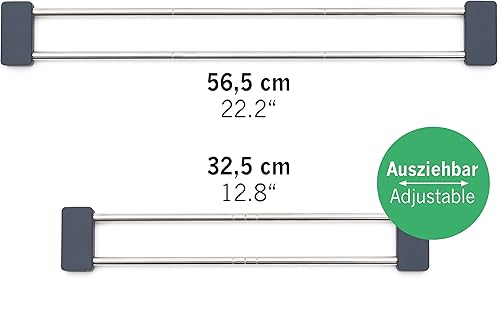 Miniatura 3 de Sanni Shoo drip.line Pure - Bandeja de goteo ajustable - Estante de cocina práctico y multifuncional para almacenar paños de cocina y cepillos,
