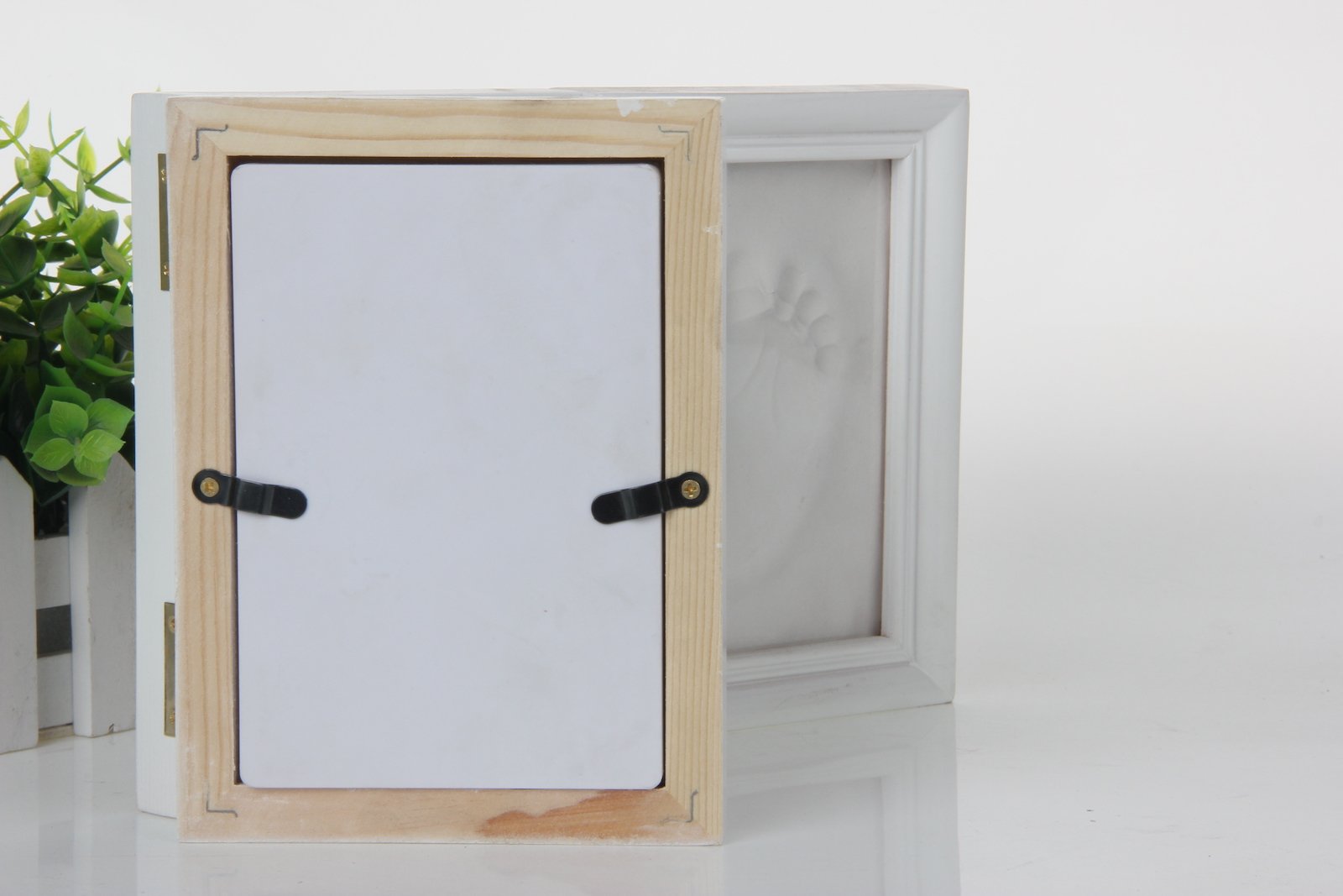 Cornice Impronte Neonato Mreechan - Kit Per Impronte Mani E Piedi, Regalo Ricordo Per Bambini - Foto 6