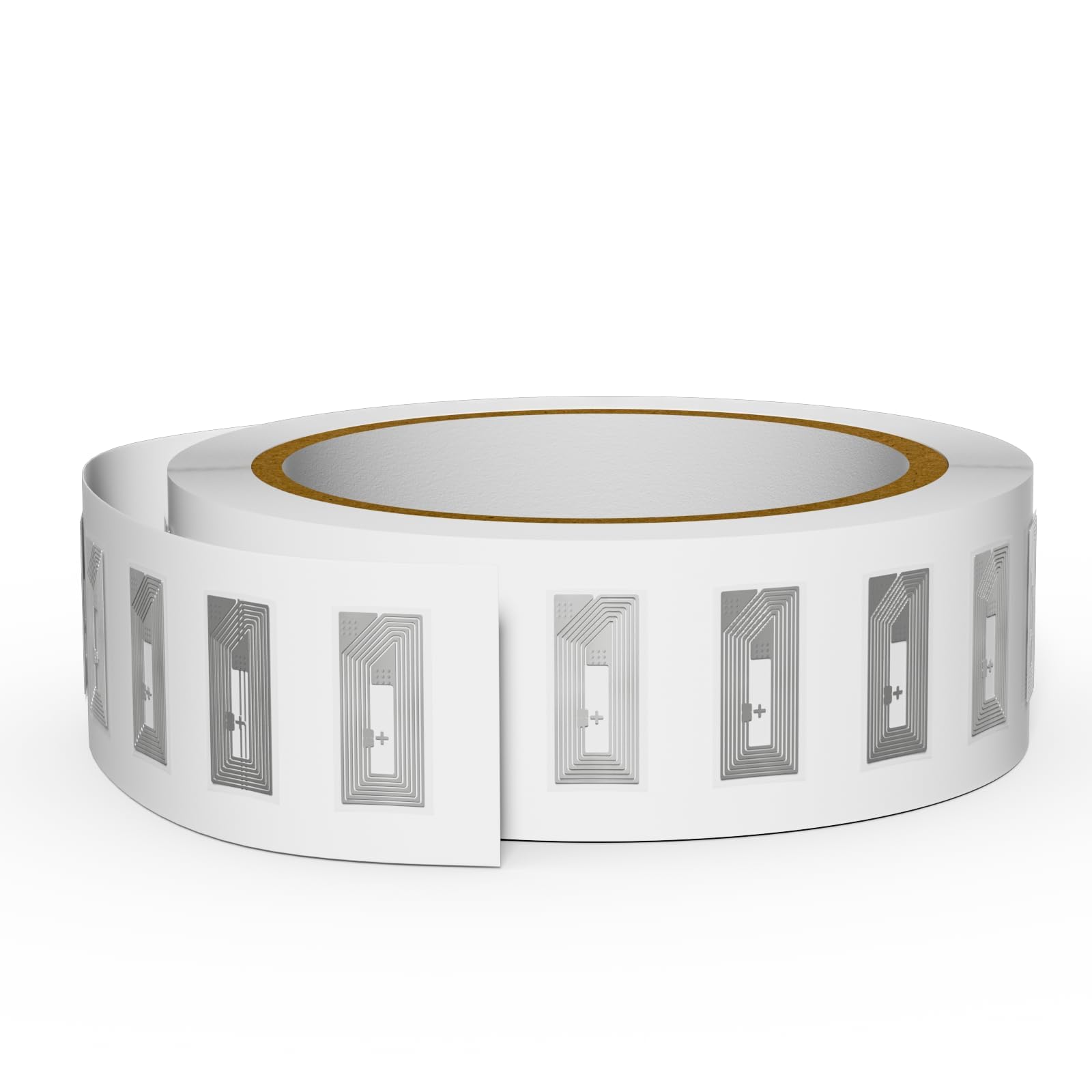 100 PCS NFC Tags Sticker with Original NTAG213 Chip NFC Stickers Clear Adhesive Labels Transparent RFID Tags Rewritable 137 Bytes Memory Work with All