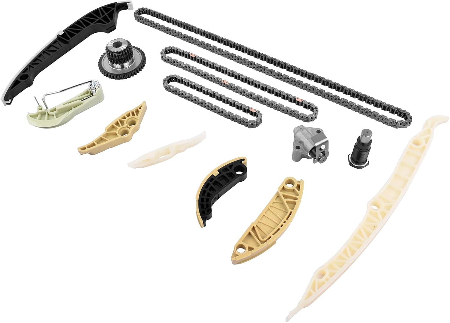 GELUOXI Timing Chain Kit w/Tool Replacement for 2014-2018 VW Jetta Golf Passat Beetle Audi A4 A6 TT 1.8 2.0 TFSI/TSI T10355, 06K109158AA, 06H105209AT, 06H109467AF, 06K109467K
