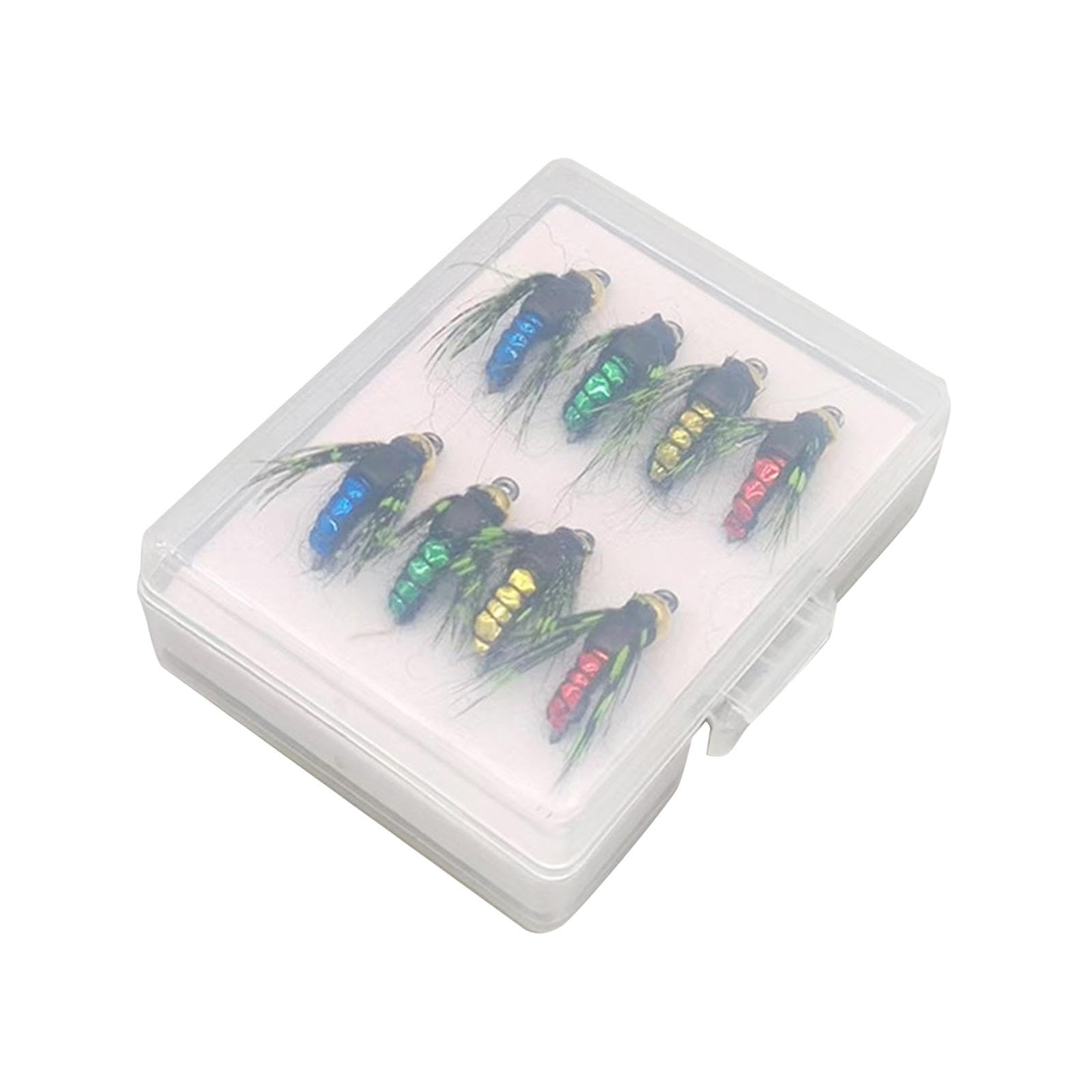 6x8x Fly Fishing Lures Trout Lures Portable Lightweight Lifelike Fishing Baits-image-38