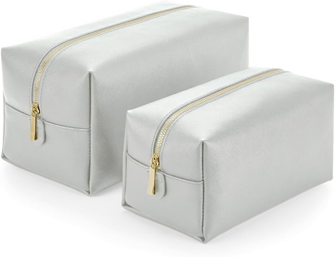 Boutique Leather-Look PU Luggage Accessory Travel Sets, Oyster Toiletry Cases, One Size
