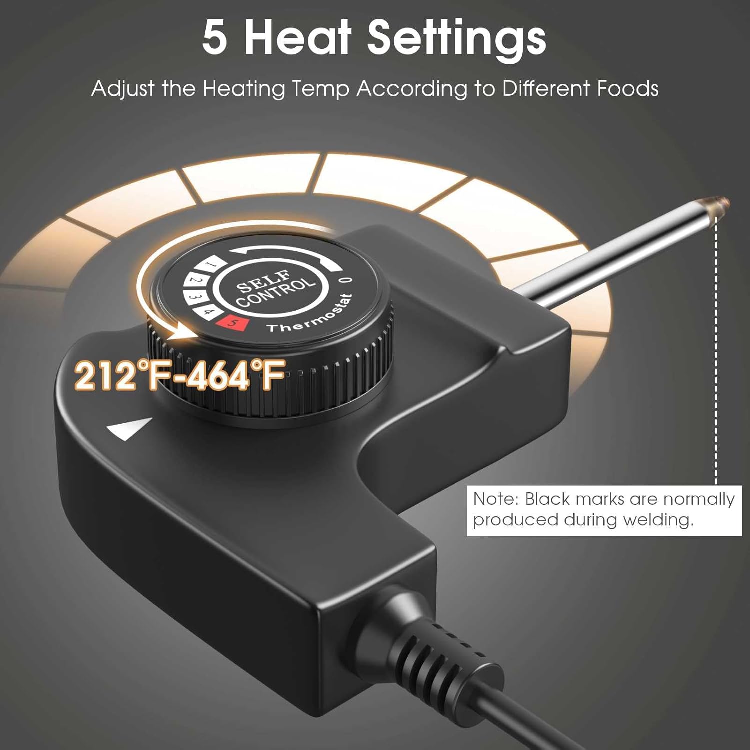 Nightcore Electric Griddle, 35” Nonstick Countertop Griddle w/5 Adjustable Temperature Control, Handles & Anti-Slip Feet, 2000W, Large Flat Top Grill for Family Gatherings, Party, BBQ & Camping