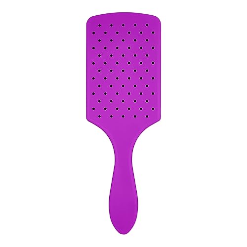 Vista 2 de Wet Brush Paddle Detangler Hair Brush, Purple, Ultra-Soft IntelliFlex Bristles with AquaVent Design, Great For Treatment & Mask Application, Women