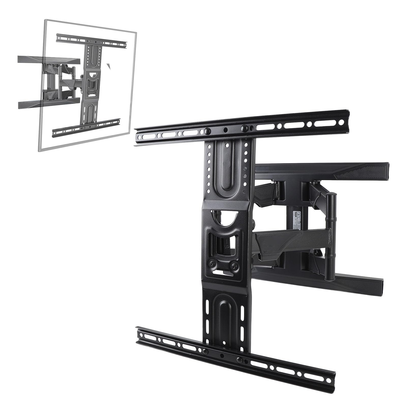 Soporte de Pared para TV de Movimiento Completo para Televisores de 40 a 80 Pulgadas de hasta 100 Libras, Soporte de Montaje en Pared, Soporte de TV Giratorio e Inclinable, para