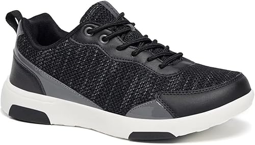 OrthoComfoot Zapatos de caminar para mujer con soporte de arco, cómodos tenis de moda para fascitis plantar, zapatos casuales para aliviar el dolor