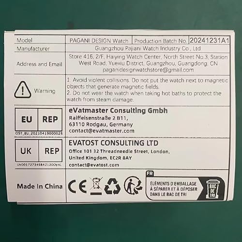 Miniatura 5 de CEYADG Pagani Design Mens Stainless Steel Automatic Watch, Sapphire Glass 40MM Wrist Watch for Men, NH35A Movement