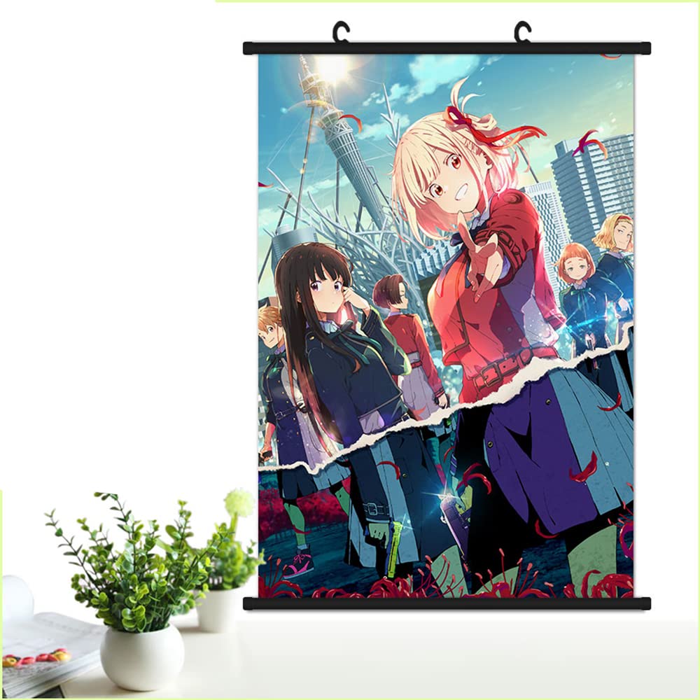 Amazon.co.jp: リコリスリコイル ポスター 絵を掛ける Lycoris Recoil