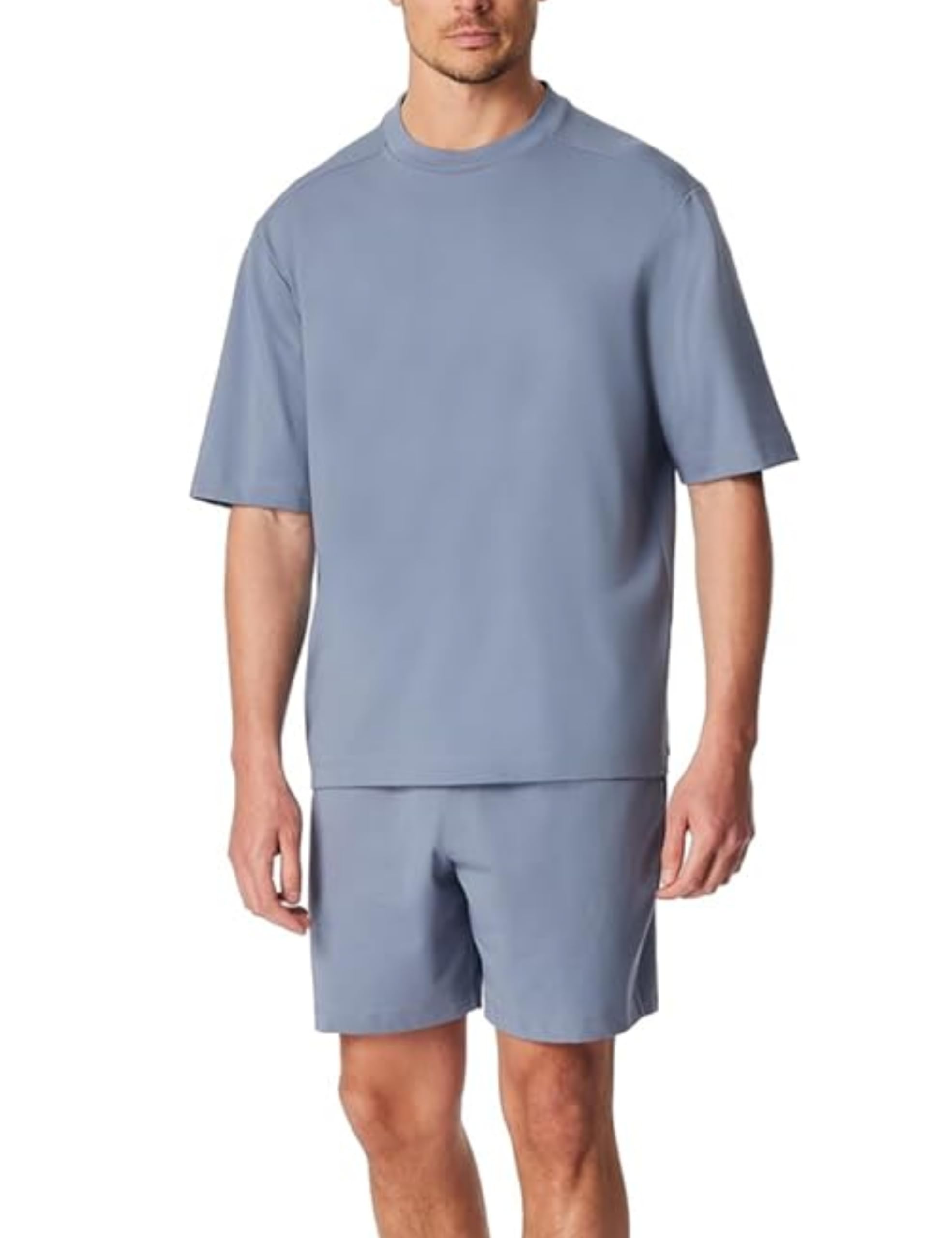 Schiesser Herren Schlafanzug kurz Rundhals - Nightwear Set