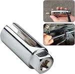 5 Pcs Automotive Oxygen Sensor Socket Wrench Remover tool and Thread Chaser Set