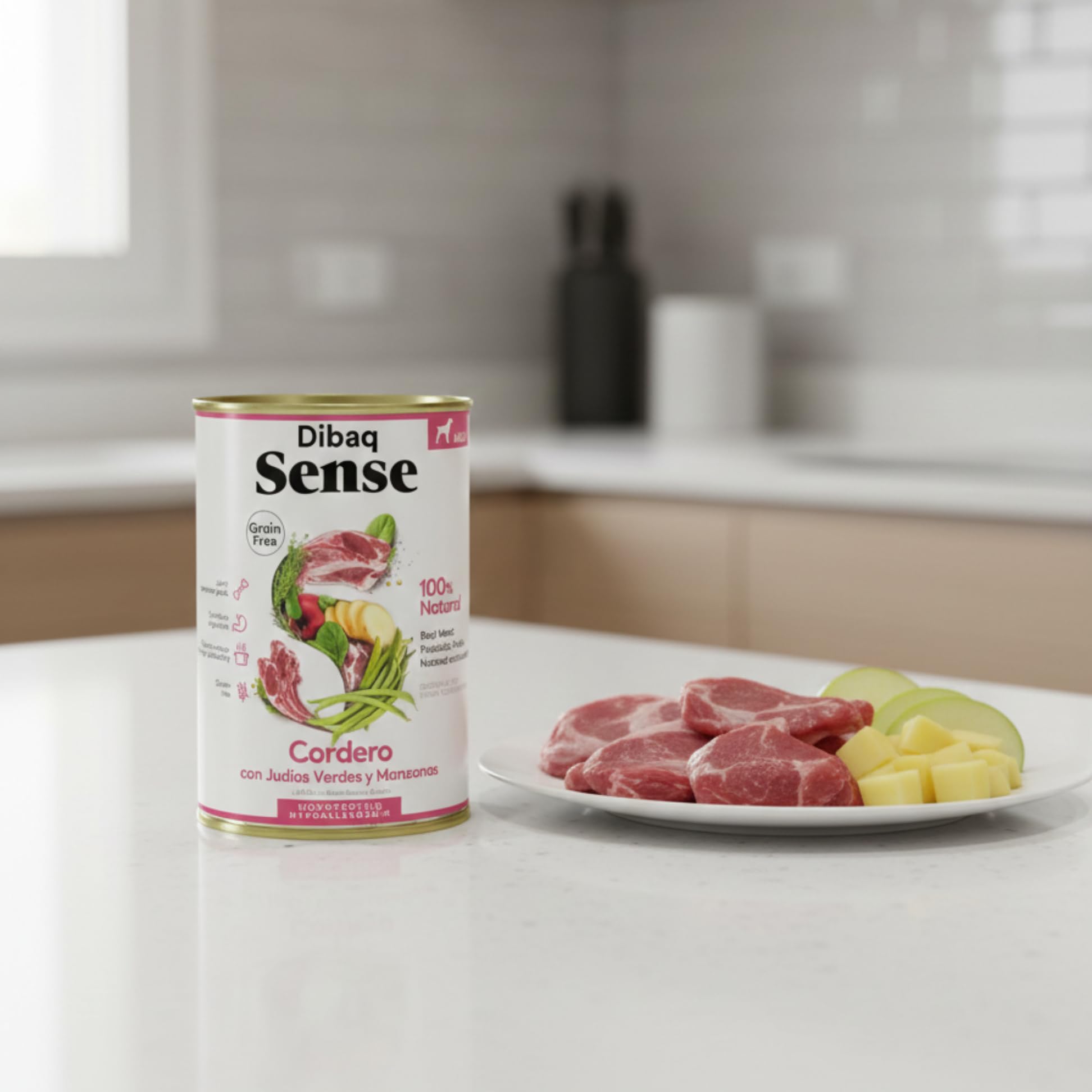 Dibaq Sense Grain Free Cordero, 12 uds x 380 gr