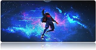 Bimormat XXL Gaming Mouse Pad,Extended 900x400mm Large Anime Mouse Mat with Stitched Edges Keyboard Personalized Mousepads Non-slip Water-Resistant Rubber Base Desk Mat(90x40 U42maskman)