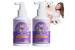 2 Pcs Pet Oral Care Spray: The Ultimate Oral Hygiene Solution for Your Furry Friends