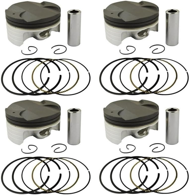 75mm Piston Ring Pin Kit Compatible with CBR1000RR Motorcycle 2004to2007 13103-MEL-010 13031-MEL-010(4 Sets 75mm)